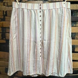 Sonoma Button Front Skirt